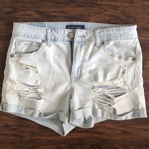 Light Wash Denim Shorts